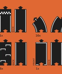 Waytoplay rugalmas autópálya 24 db-os (Grand Prix)