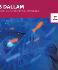 Zazu – OTTO óceánkivetítő mozgó vetítéssel és nyugtató dallamokkal