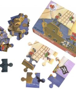 Egmont Toys 40 db-os játék puzzle kofferben – kalózok