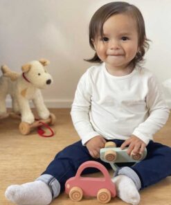 Egmont Toys fa játék kisautók 3 féle színben