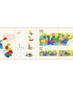 Építs és rajzolj - fejlesztő kreatív készlet, dinoszauruszok Avenir