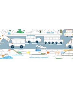 Építs és rajzolj - fejlesztő kreatív készlet, közlekedés Avenir