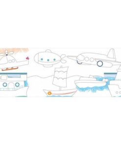 Építs és rajzolj - fejlesztő kreatív készlet, közlekedés Avenir