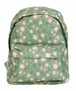 Mini hátizsák, VIRÁG-zöld