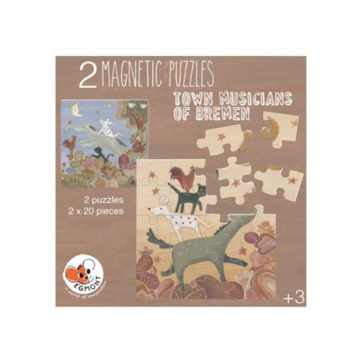 Egmont Toys Mágneses puzzle – Brémai muzsikusok