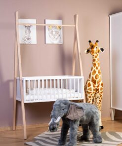 Tipi bölcső 50x90 Cm + ruhatartó állvány