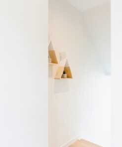 Tipi Fali Polc - Fa/Fehér