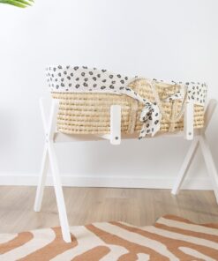 Tipi Mózeskosár Állvány + Babatornázó - Fa - Fehér