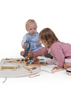 Zene Szett 8 Hangszer + Összehajtható Tároló - Vászon