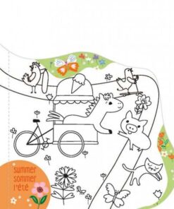 Mágikus vízzel festő könyv matricákkal, Évszakok Avenir