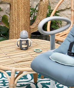 2 az 1-ben Tanuló cumisüveg 210 ml + Szilikon borítással - Sötétszürke