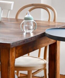 2 az 1-ben Tanuló cumisüveg 210 ml - Zsályazöld