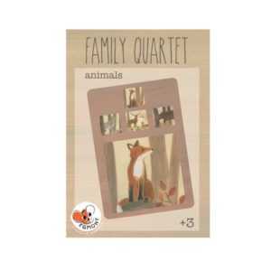 Egmont Toys qvartett kártyajáték - erdő állatai