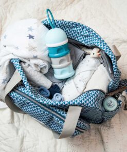 Geneva II Pelenkázó táska - Kék