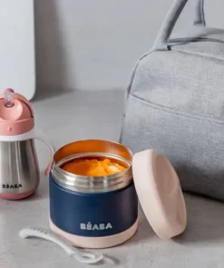 On-the-go Uzsonnás táska - szürke/rózsaszín