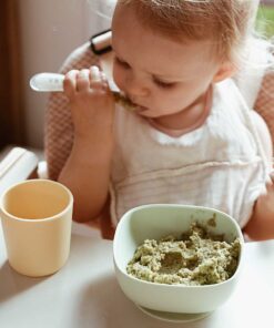 Szilikon étkező szett - 4 db - Sárga