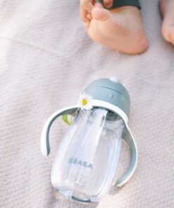 Szívószálas Ivópohár 300 ml - Sötétszürke
