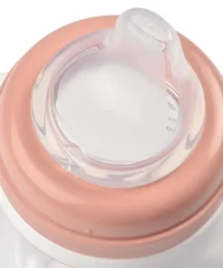 2 az 1-ben Tanuló cumisüveg 210 ml - Sötét rózsaszín