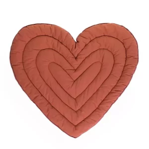 Szív alakú játszószőnyeg – 120 cm