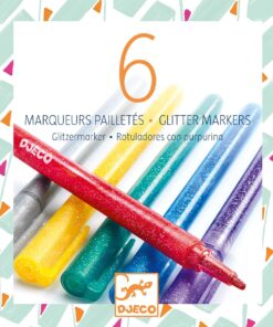 6 csillámtoll - 6 glitter markers