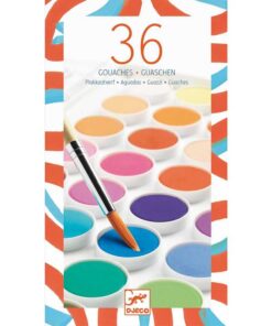 Korongos gouache festék - 36 szín