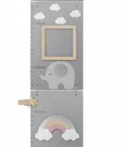 Magasságmérő sötétszürke elefántos Jabadabado