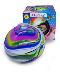 Színes stresszlabda puha anyagból, 7 cm-es Magni