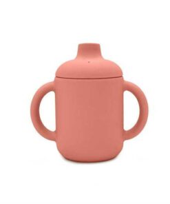 Szilikon pohár csőrös, terrakotta Magni