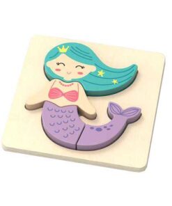 Fa formabeillesztő puzzle, Sellő Magni