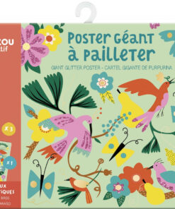 Poszter dekoráló készlet, Madarak Auzou