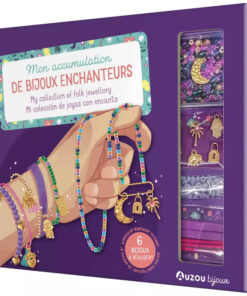 Varázslatos ékszerkészítő készlet gyöngyökkel és medálokkal Auzou