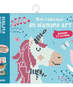 Gyémántszemes kép, Unikornis és róka Auzou