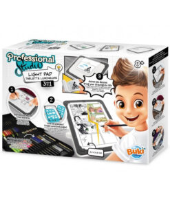 Professzionális stúdió, 3az1-ben világító rajztábla BUKI