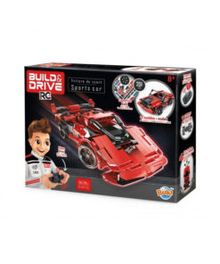 "Távirányítós RC összeépíthető sportautó, BUKI"