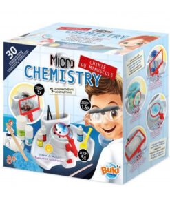Kémia felfedező készlet 30 kísérlettel, nagyító lencsékkel és szemüveggel BUKI