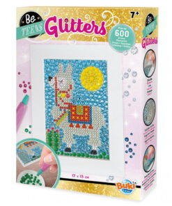 Strasszkép készítő fa képkerettel-Láma  BUKI