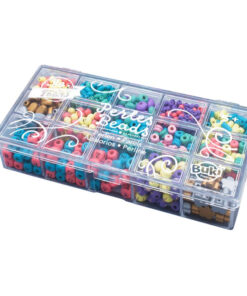 Színes gyöngyök fából BUKI