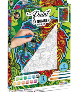 Festés számok szerint oroszlán 30*40cm Grafix