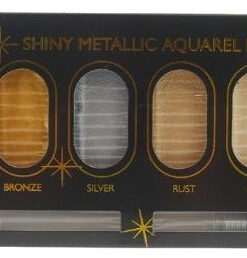 Akvarell festő készlet, Óceán metál színek CraftArt