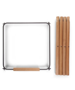 Childhome Evolu 2 Etetőszék Lábhosszabító + Footrest - Fa - Fa/Antracit