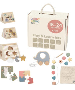 Montessori fejlesztő játékcsomag 18-24 hónapos babáknak Jabadabado