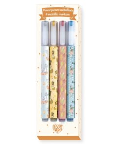 Metál filctoll készlet - 4 metál színben - 4 Elodie metallic markers