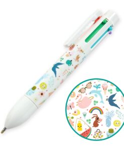 Hatszínű golyóstoll - Tinou rainbow pen, 6 colors
