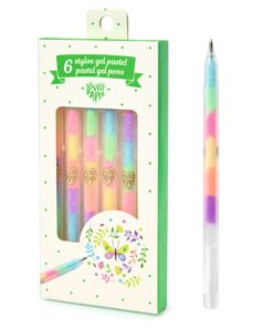 Zselés toll készlet - 6 pasztell színben - 6 pastel gel pens