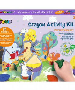 Kreatív színező készlet méhviasz krétával, Erdei koncert Avenir