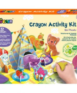 Kreatív színező készlet méhviasz krétával, Piknikezés Avenir