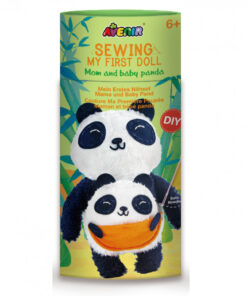 Plüss varrás Panda a kicsinyével Avenir