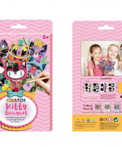 Karckép technika dekorációs csokor, Cicák Avenir