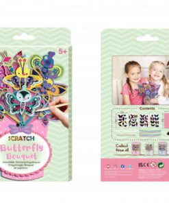 Karckép technika dekorációs csokor, Pillangók Avenir