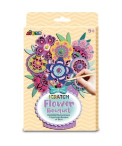 Karckép technika dekorációs csokor, Virágok Avenir